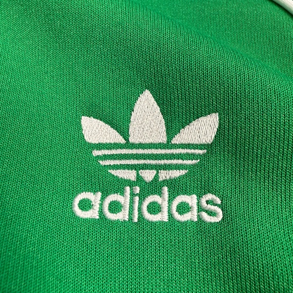 Adidas Mens Track Jacket Size Medium Green Adicolor SST Retro - Picture 5 of 10
